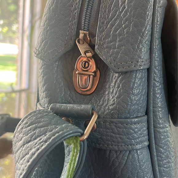 Vintage Sears Blue Travel Bag. Carry On. - Picture 2 of 5